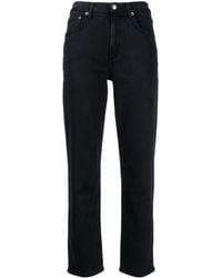 Agolde - Cropped Low-Rise Straight-Leg Jeans - Lyst