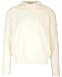 Al Duca d'Aosta - Fine-Knit Raglan-Sleeve Sweater - Lyst