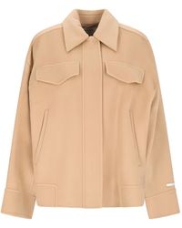Sportmax - Einreihiger Mantel mit Klappentasche - Lyst