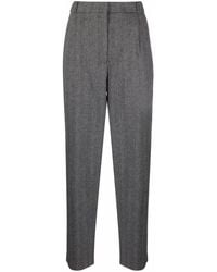 A.P.C. - High-waisted Straight Leg Trousers - Lyst