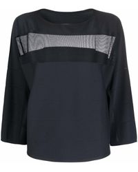 Pleats Please Issey Miyake - Cropped Blouse - Lyst