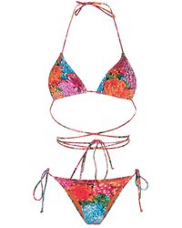 Reina Olga - Miami Floral-print Bikini Set - Lyst