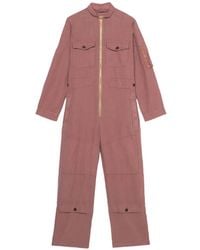 Fortela - Viola Zip-Up Multi-Pocket Jumpsuit - Lyst
