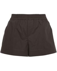P.A.R.O.S.H. - Elasticated-waist Cotton Shorts - Lyst