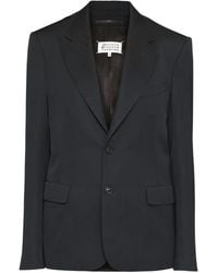 Maison Margiela - Button Wool Blazer - Lyst