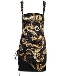 Versace Jeans Couture - Chromo Couture Mini Dress - Lyst