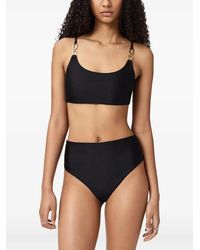 AllSaints - Talaria Chain-Link Detail Bikini Top - Lyst