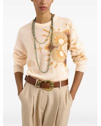 Momoní - Karasu Bis Jacquard-Knit Sweater - Lyst