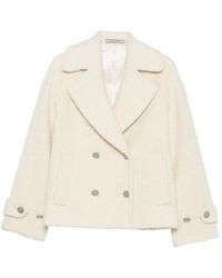 Tagliatore - Sheila Double-Breasted Bouclé Coat - Lyst
