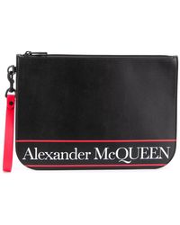 Alexander McQueen - ロゴ クラッチバッグ - Lyst