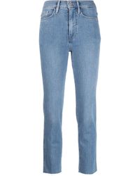 FRAME - Tapered Slim-cut Jeans - Lyst