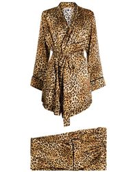 Gilda & Pearl - Golden Hollywood Silk Pyjama Set - Lyst