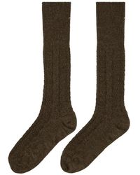 Maison Margiela - Ribbed-Knit Socks - Lyst