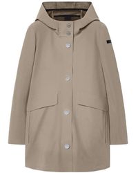 Rrd - Chaqueta Con Botones Y Capucha - Lyst