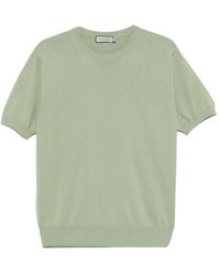 Canali - Knitted T-Shirt - Lyst