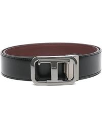 Tod's - Ceinture À Boucle Logo - Lyst