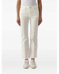 PT Torino - Pressed-Crease Cropped Jeans - Lyst