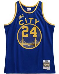 Mitchell & Ness - "Nba Golden State Warriors 66 Rick Barry" Swingman Geruite Jersey - Lyst