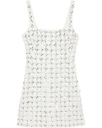 Jonathan Simkhai - Ziva Floral-Embellished Mini Dress - Lyst