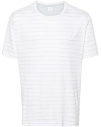 Eleventy - T-shirt en lin à rayures - Lyst