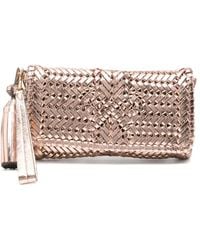 Anya Hindmarch Neeson タッセル クラッチバッグ グリーン | Lyst