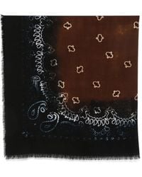 Destin - Paisley-Print Frayed Scarf - Lyst