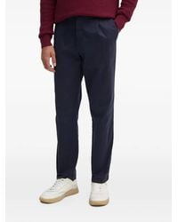 Benetton - Pleated Straight-Leg Trousers - Lyst