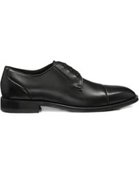 BOSS - Cap-Toe Derby Shoes - Lyst