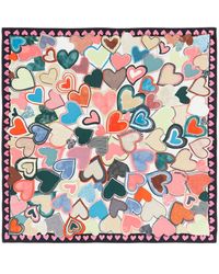 Bimba Y Lola - Heart-Print Scarf - Lyst