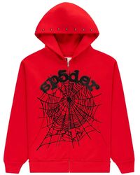 Sp5der - Sudadera Og Web Studded Con Capucha - Lyst
