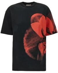 McQueen - T-Shirt Met Print - Lyst