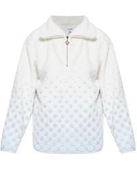 CASABLANCA - Veste En Polaire À Logo Brodé - Lyst