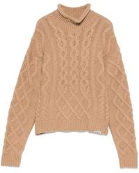HUGO - Pull En Maille Torsadée - Lyst