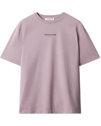 Maison Kitsuné - Logo-Embroidery T-Shirt - Lyst