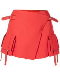 Dion Lee - Cut-out Side-buckle Mini Skirt - Lyst