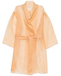 Antonelli - Belted Wrap Double-Breasted Coat - Lyst
