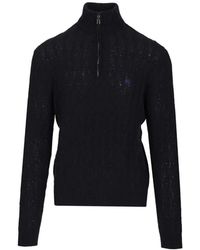 Etro - Quarter-Zip Cashmere Sweater - Lyst