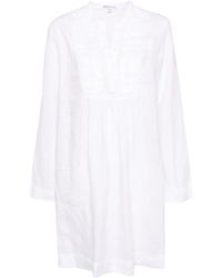 James Perse - Robe En Lin À Plis - Lyst