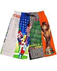 Pleasures - World Cup Graphic-Print Shorts - Lyst