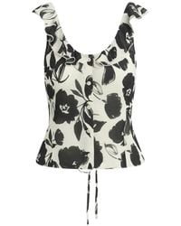 FAVORITE DAUGHTER - Haut Volanté Love Note À Fleurs - Lyst