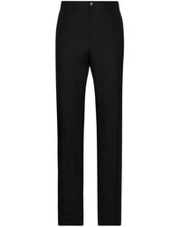 Dolce & Gabbana - Straight-leg Linen Trousers - Lyst
