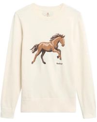 Barbour - Jersey Homeswood Con Cuello Redondo - Lyst