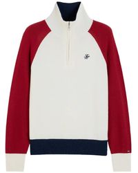 Tommy Hilfiger - Pull Zippé À Manches Raglan - Lyst