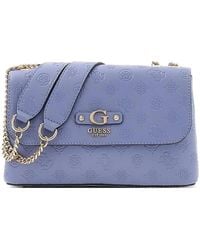 Guess - Dita Embossed Shoulder Bag - Lyst