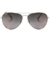 Maui Jim - Mavericks Double-Gradient Lenses Pilot-Frame Sunglasses - Lyst