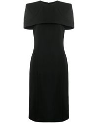 Givenchy Jurk Met Cape - Zwart
