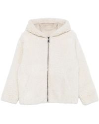 Simonetta Ravizza - Hooded Shearling Jacket - Lyst
