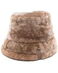 Loewe - Shearling Bucket Hat - Lyst