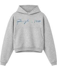 ROUGH - Logo-Print Hoodie - Lyst