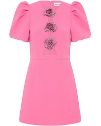 Rebecca Vallance - Aubree Mini-Jurk Met Bloemenprint - Lyst